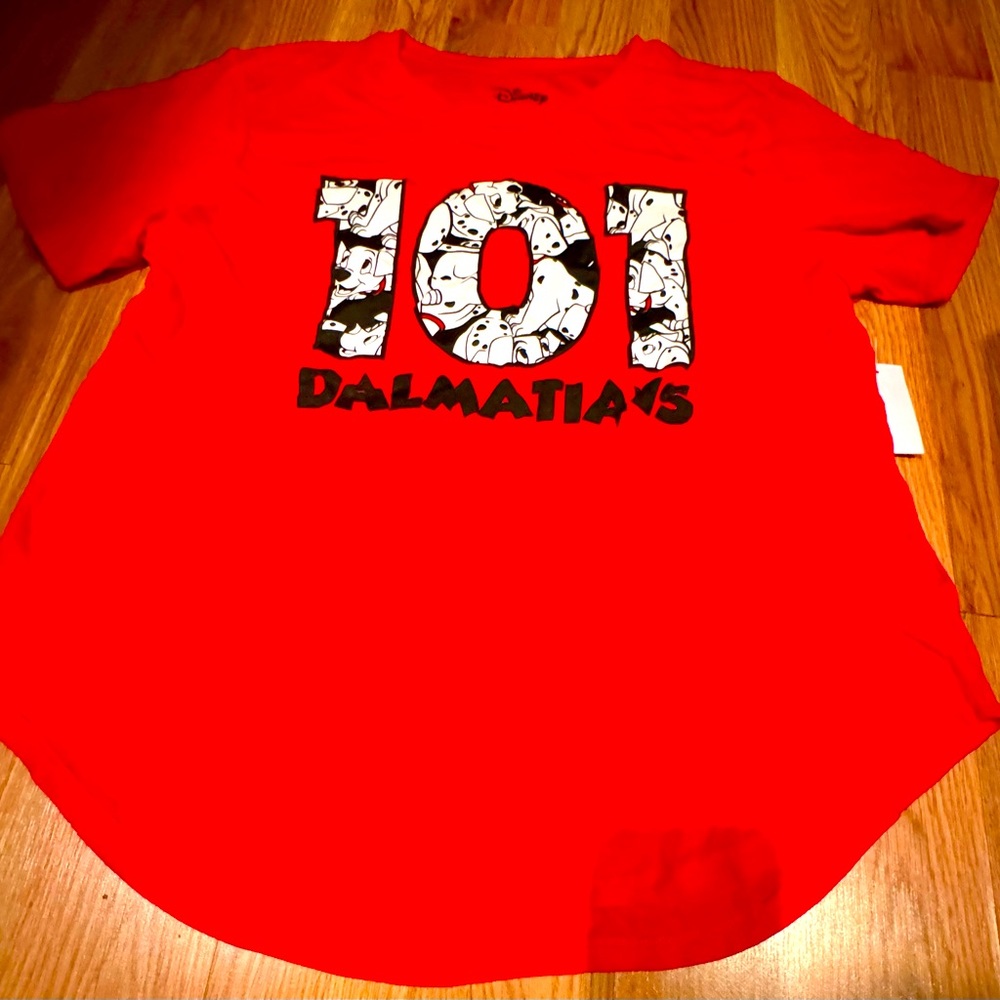 Disney 101 Dalmatians Women’s Red T-Shirt